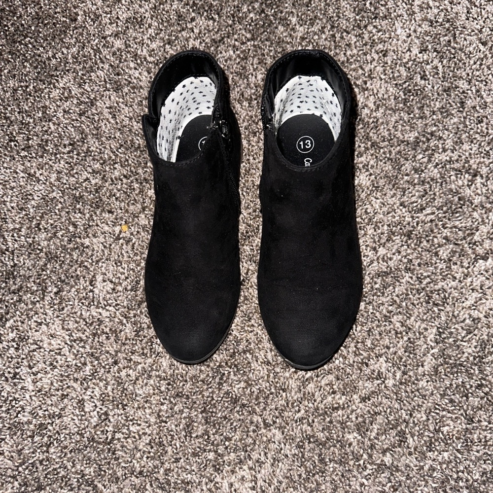 Cat & Jack Black Ankle Boots